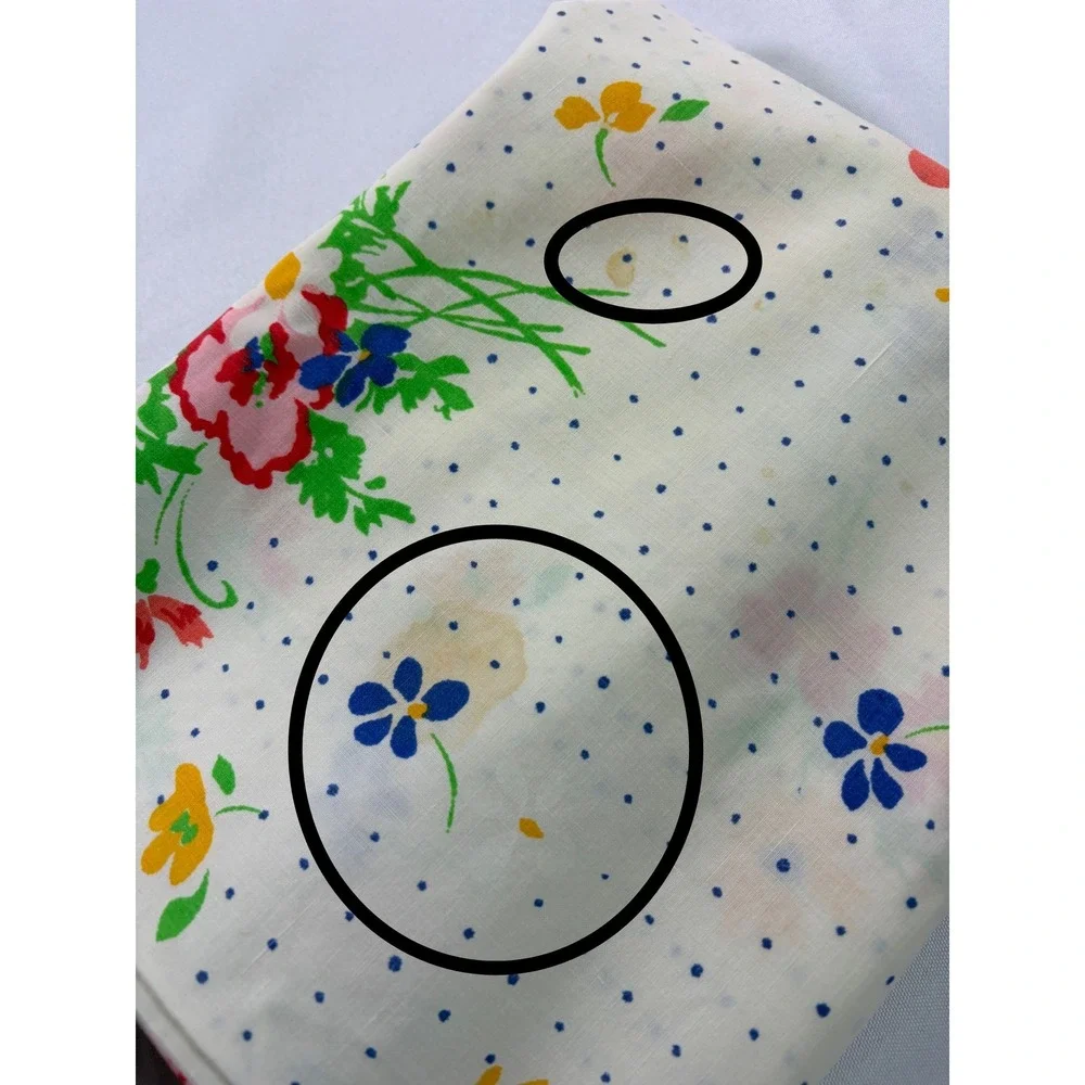 BUNDLE Cannon Royal Family 2 Twin Flat Pillowcases Floral Lace 5 pc set READ
